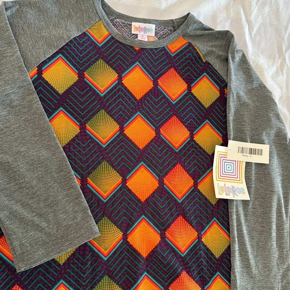 🍁Lularoe “Randy” geometric pattern S - Picture 2 of 5